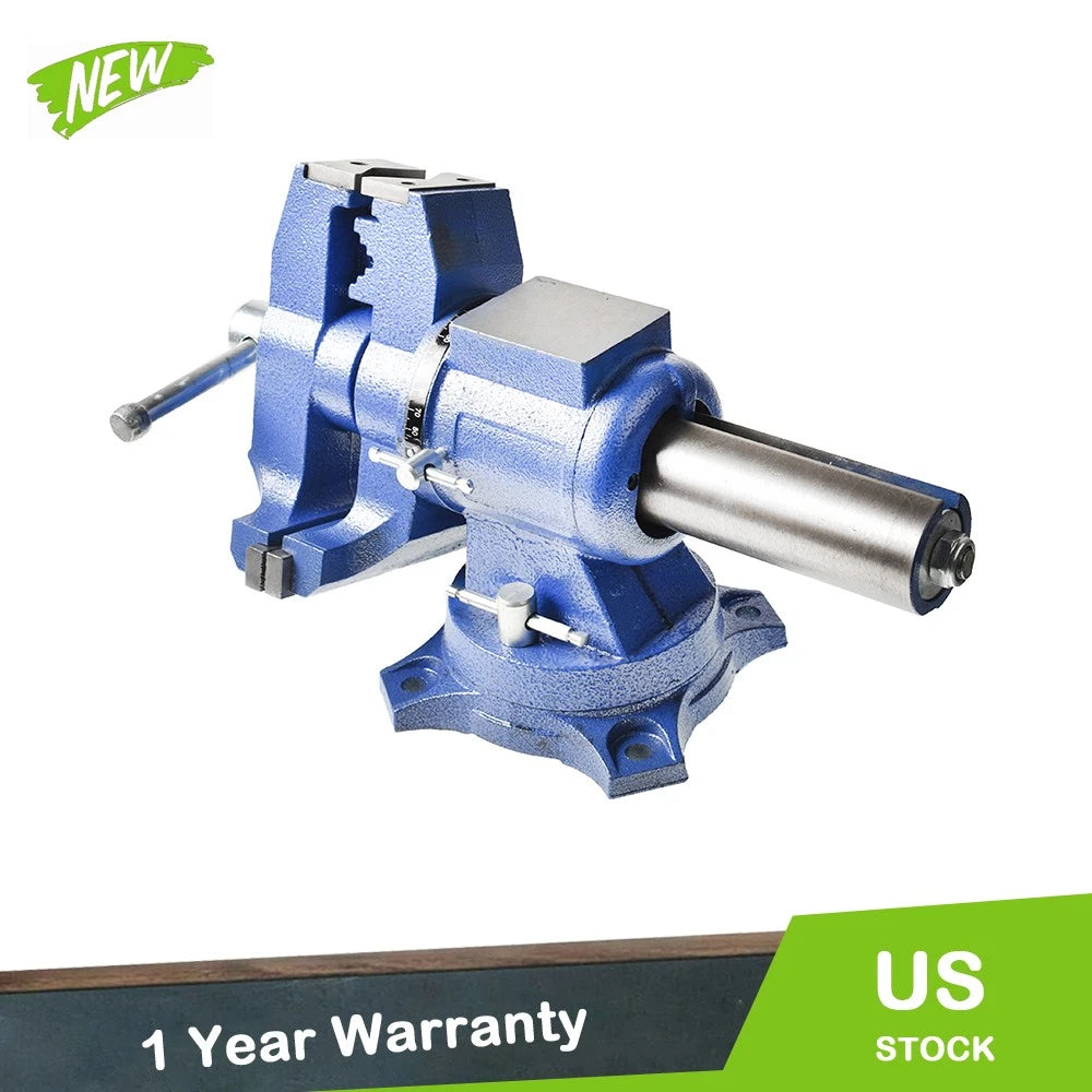 6 Inch Rotating Bench Vise for Heavy Duty Use (360 Degree)