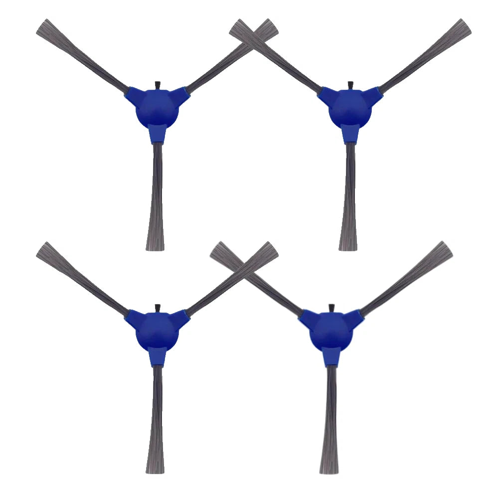 Set of 4 Nylon Plastic Side Brushes for Cecotec Conga M50 (2019–2023)
