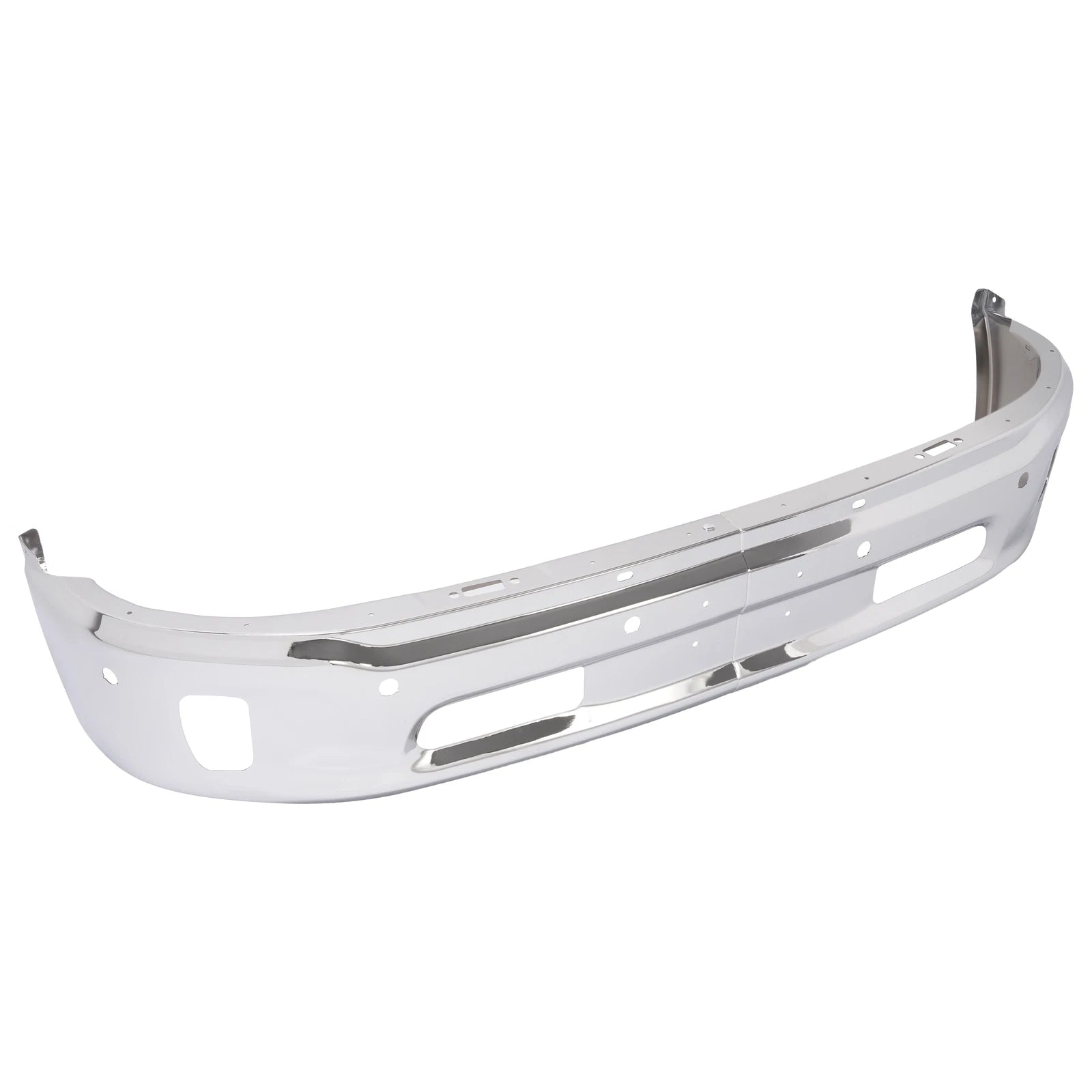Chrome Front Bumper Face Bar for RAM 1500 (2014–2018) W/ Fog Light Holes & Sensors