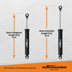 Set of 4 Front and Rear Shocks for Chevrolet Silverado GMC Sierra 1500 (1999–2006) Lifted 0-3"