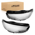 A Pair Headlight Lens Cover For Audi A6 C7 2011-2015 Left+Right 4G0941043E