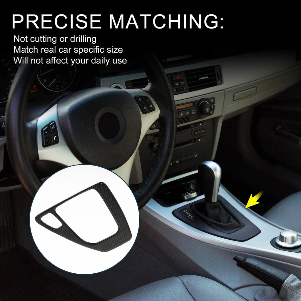 1 x Gear Shift Panel Frame Cover Sticker for BMW 3 Series (2005-2012)