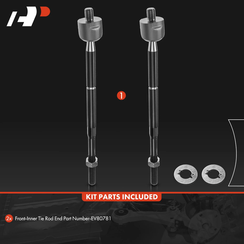 2X Front Inner Tie Rod End for Chevy Equinox (2005–2007) Pontiac Torrent
