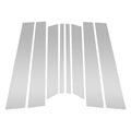 Set of 8 Door Pillar Window Trim for Ford Territory (2023–2024) Silver Tone