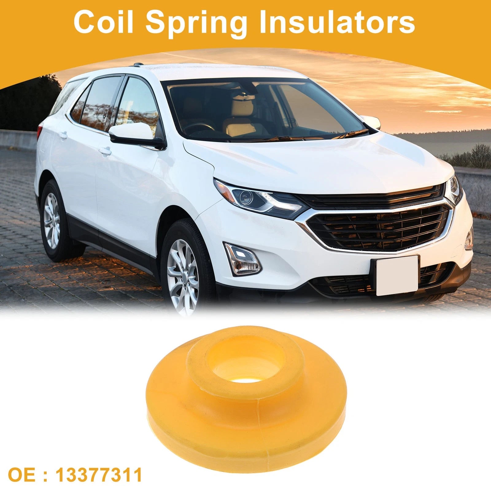 Front Upper Coil Spring Insulators No. 13377311 for Chevrolet Equinox (2018–2025)