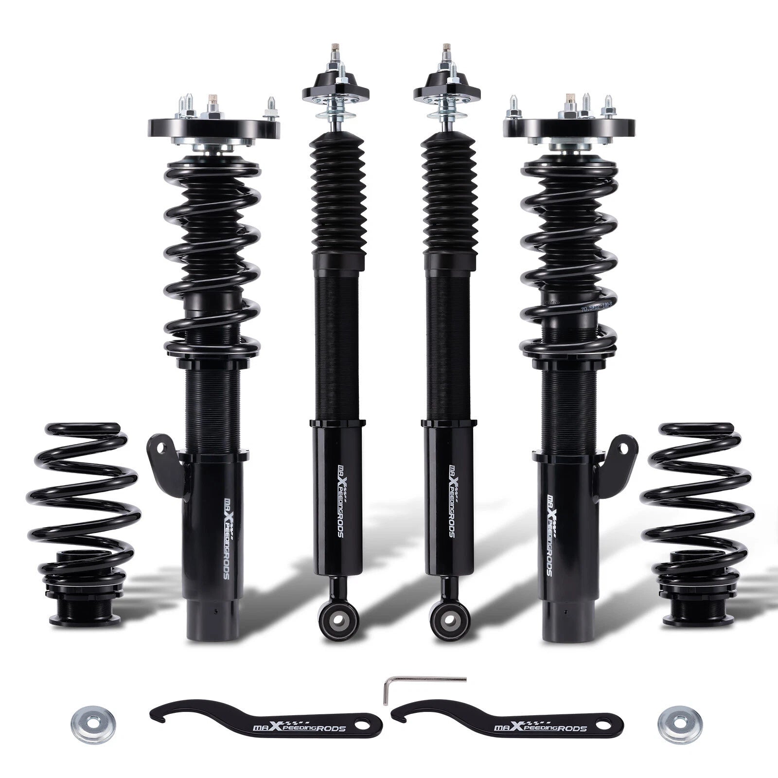 Coilovers 24 Way Damper Adjustable Suspension Kit for BMW E46 328 325 330 (1998–2005)