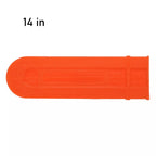 Chainsaw Chain Bar Cover for 14" Chainsaw (Protective Shell, Orange)