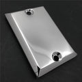Chrome Brake Fluid Reservoir Cap Cover for Kawasaki Ninja 500 (1987–2010) & ZX12R (2000–2005)