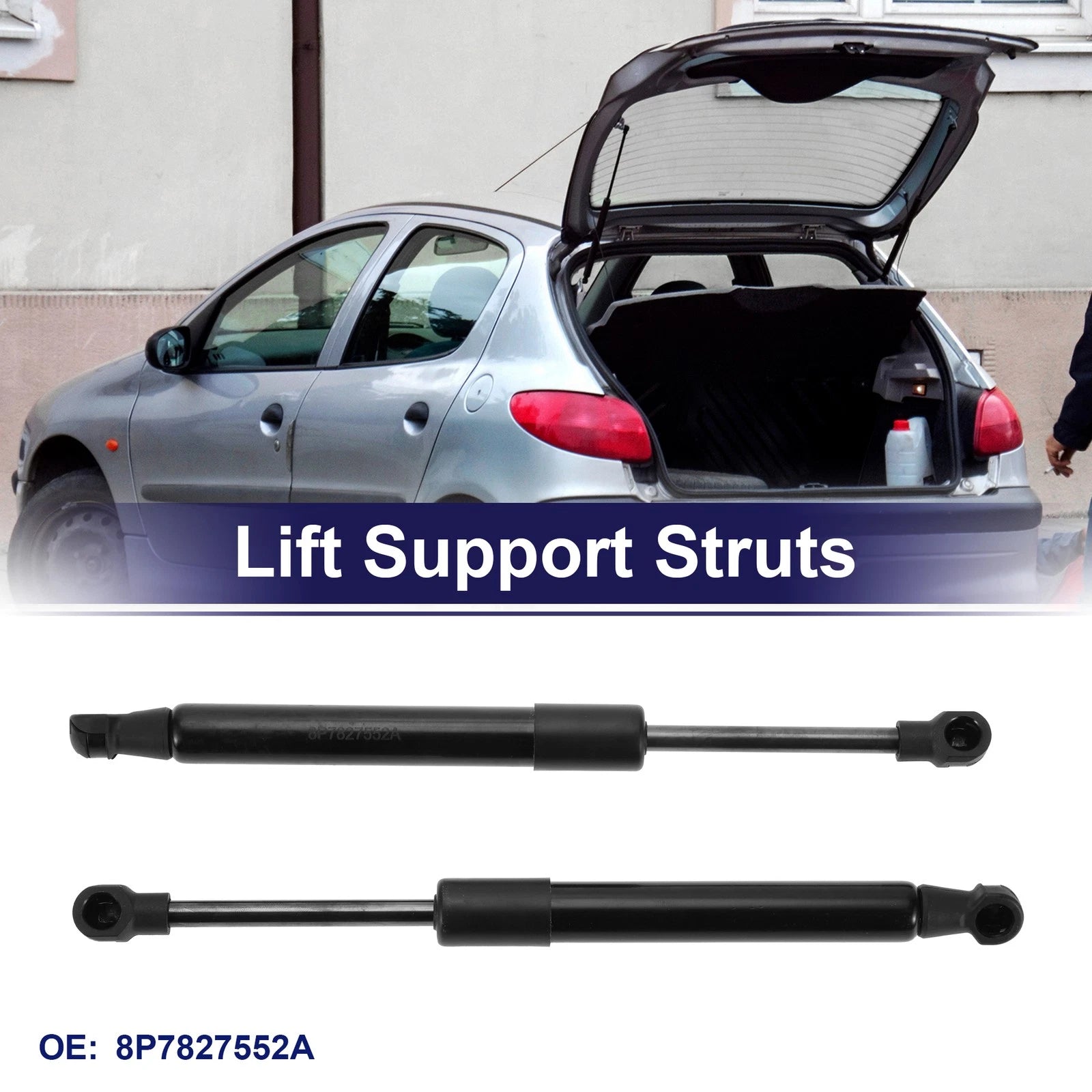 Tailgate Lift Support Struts Gas Spring No. 8P7827552A for Audi A3 (2008–2013)