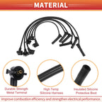 6X Spark Plug Wire Ignition Coil Cable No.5U2Z12259C for Ford Explorer (2001–2005)