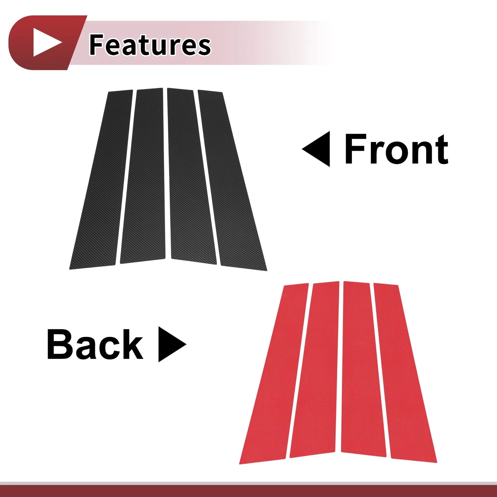 Door Pillar Window Trim for Chevrolet Malibu (2004–2007) Left Right