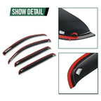 Set of 4 Window Vent Visors for Toyota Tacoma Double Cab