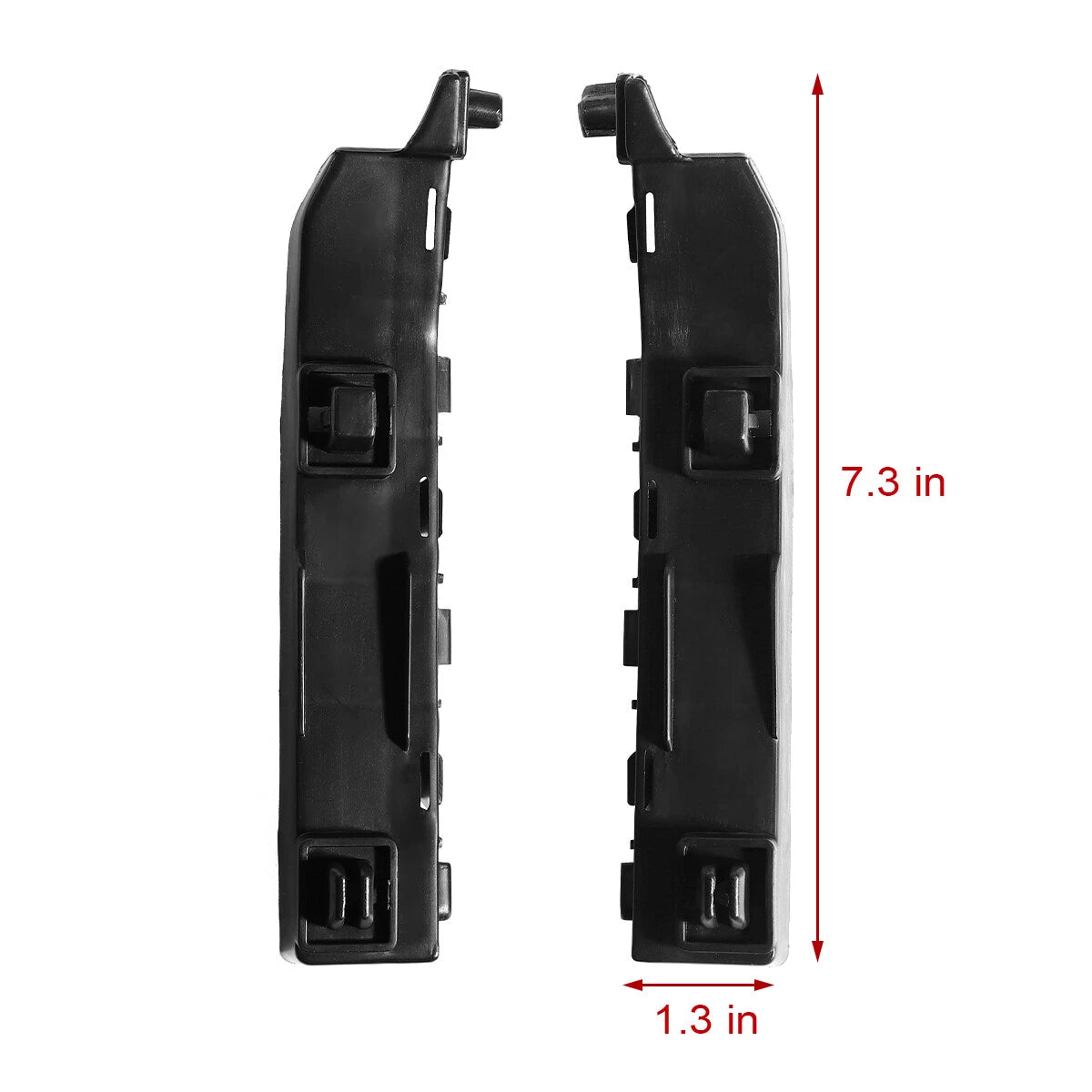 Pair Front Bumper Bracket Beam Mount Support for Honda Accord (2008–2012)