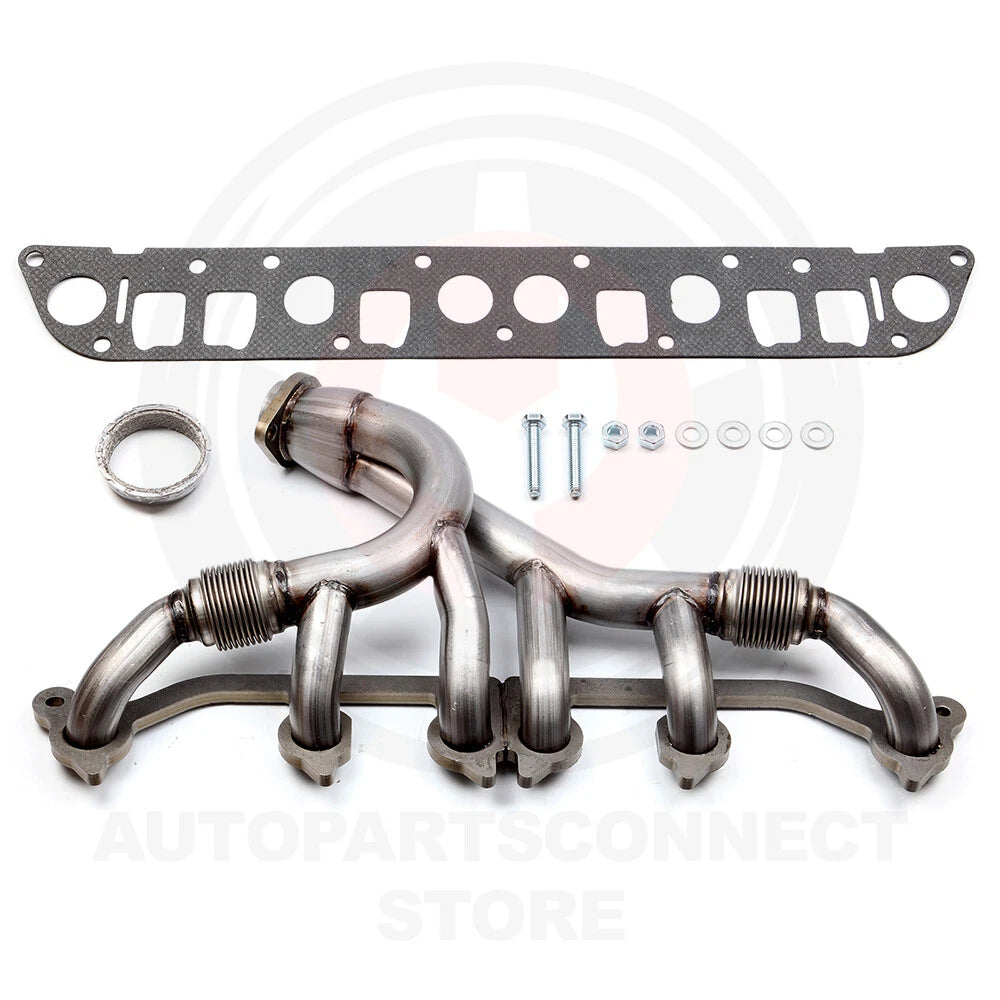 Stainless Exhaust Manifold & Gasket Kit for Jeep Grand Cherokee L6 1993–1998