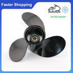 Aluminum Propeller 9 x 8 for Mercury 10HP 15HP (OEM, 8 Spline)
