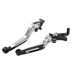 CNC Silver Extendable Brake Clutch Levers for Yamaha FJR 1300, XJR1300 (04-20)
