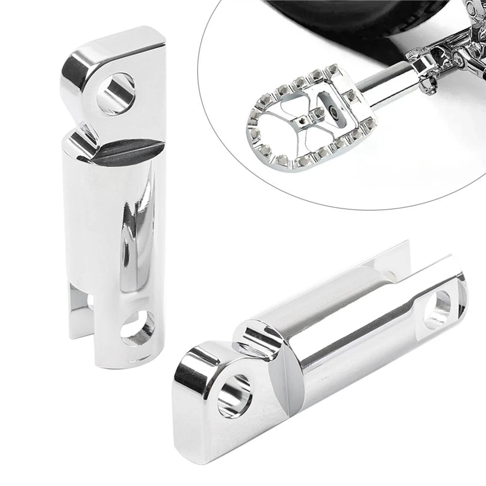 Pair Male Mount Foot Peg Extensions for Harley Sportster Touring Softail Dyna (2004–2023)