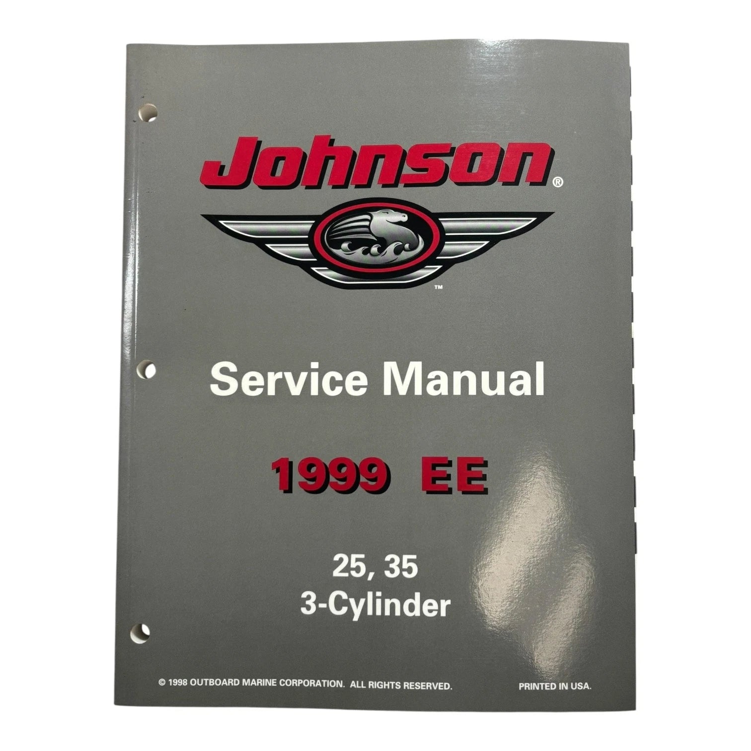 Service Manual for Johnson EE 25/35 3-Cylinder (1999) - Part #787029