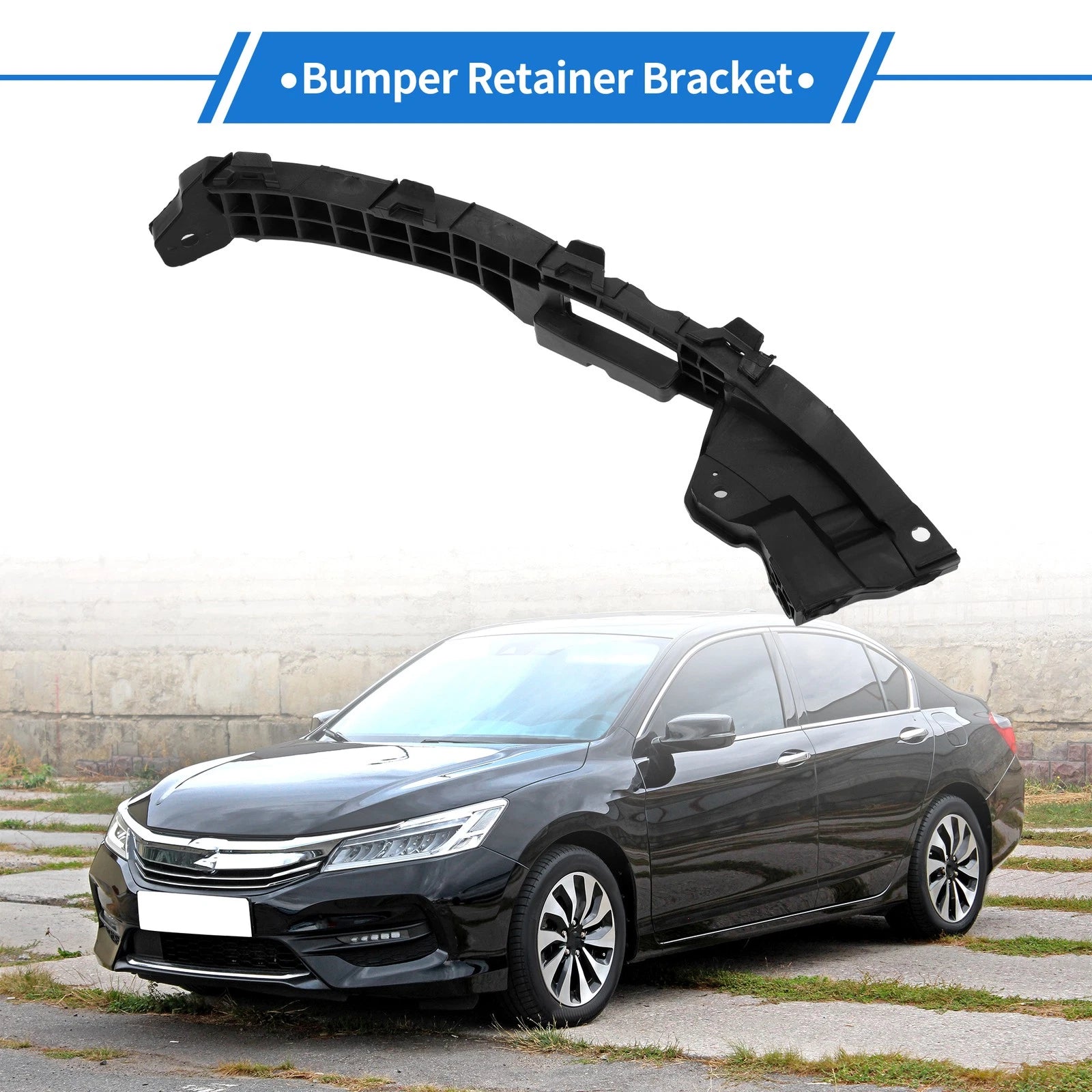 Front Left Bumper Retainer Bracket No. 71190TVAA00 for Honda Accord (2018–2019)