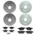 Bosch Quietcast Brake Pad Kit for Mazda 5 (2006–2010) - Front & Rear Rotors