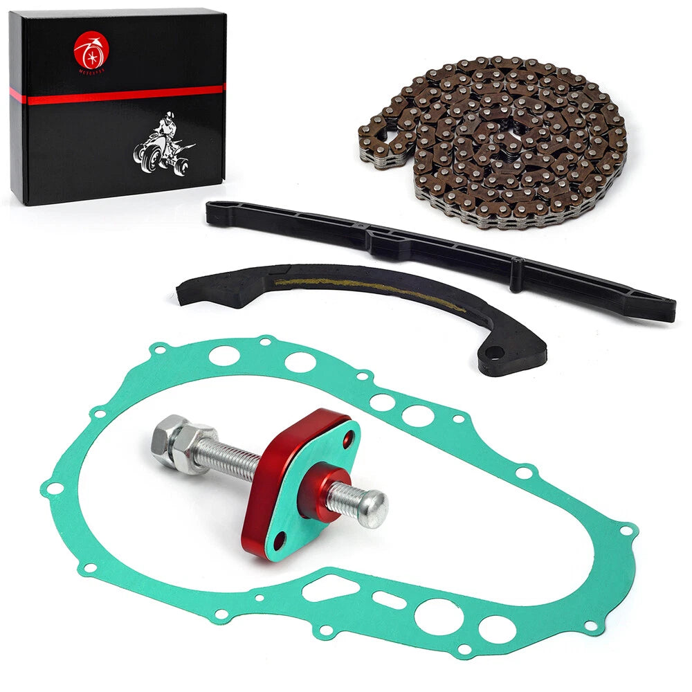 Cam Timing Chain Guides, Tensioner & Cover Gasket for Suzuki LTZ400 (2003–2008)