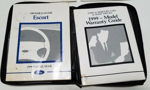 Owner's Guide for Ford Escort (1999) - OEM with Case