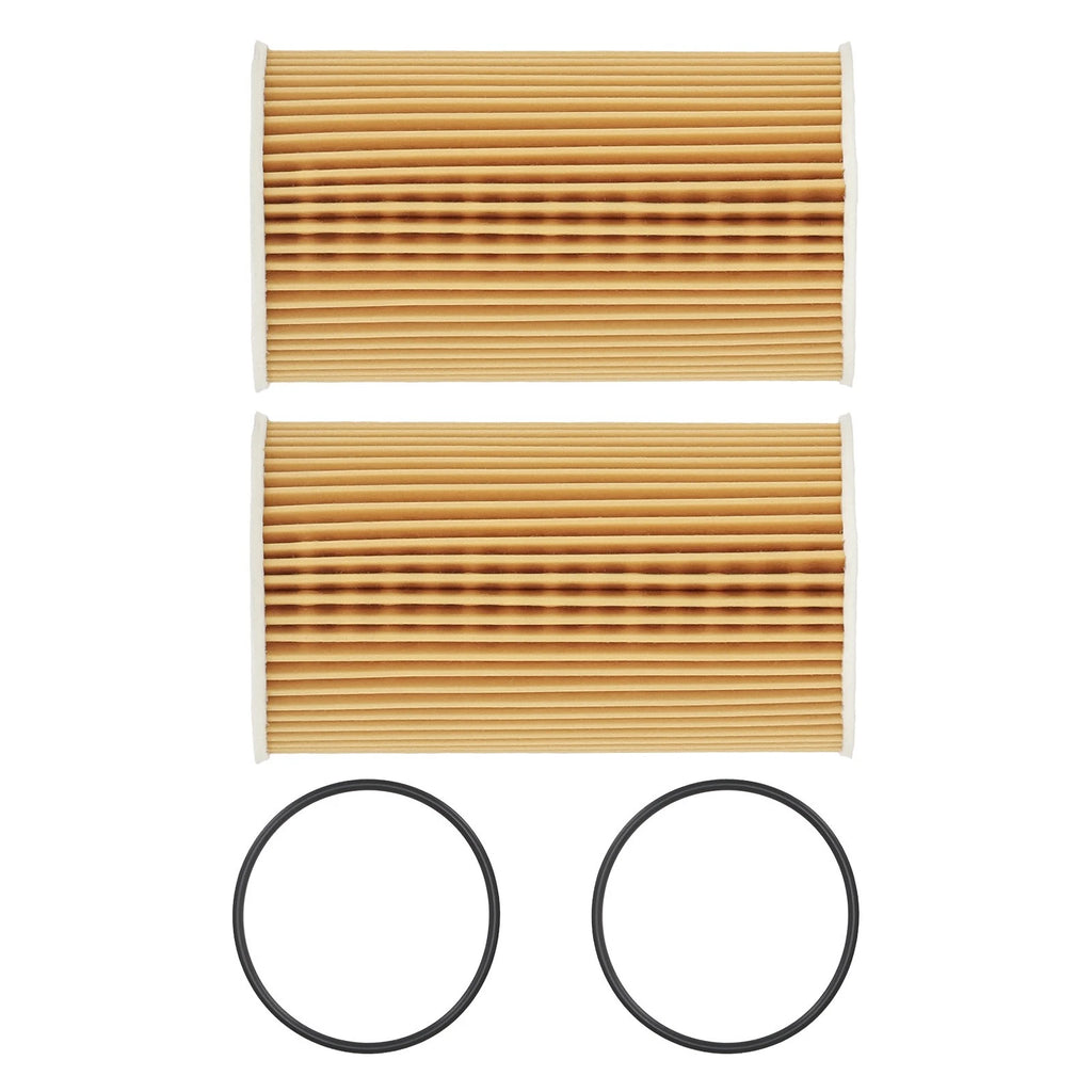 2X Oil Filter for Porsche 911 Carrera 4S 997 (2004–2012) HU7195x
