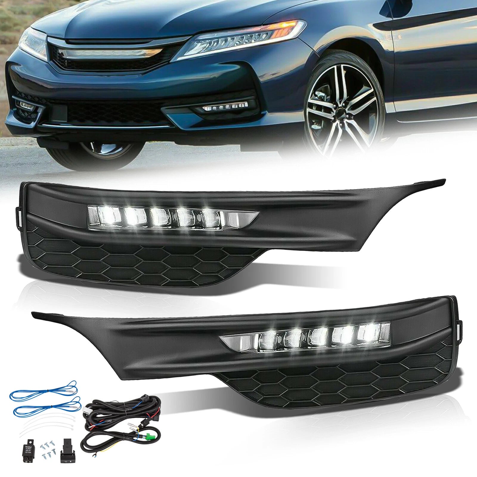 LED Fog Lights for Honda Accord Sedan (2016-2017)