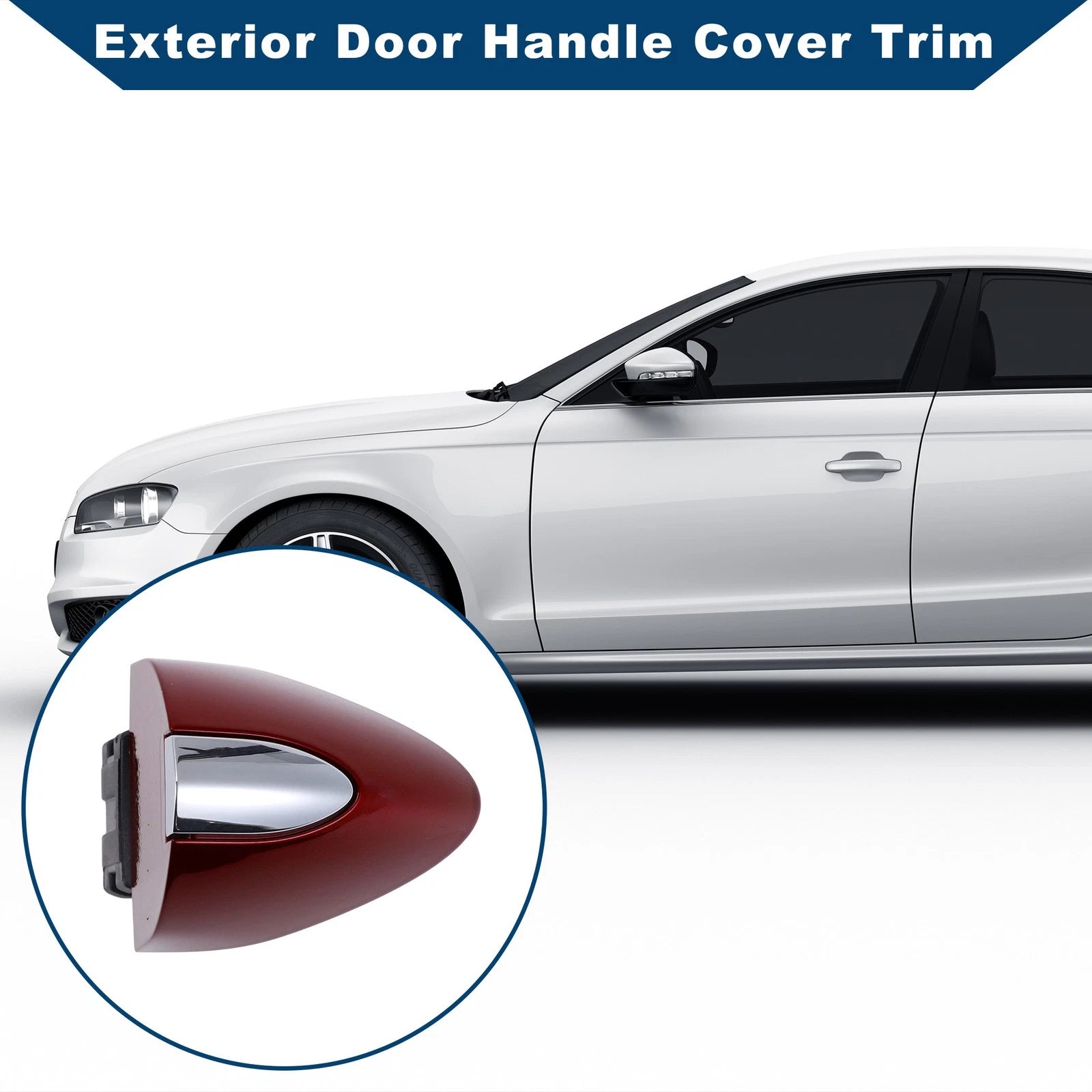 Exterior Door Handle Cover Trim for Buick LaCrosse (2017–2019) Red