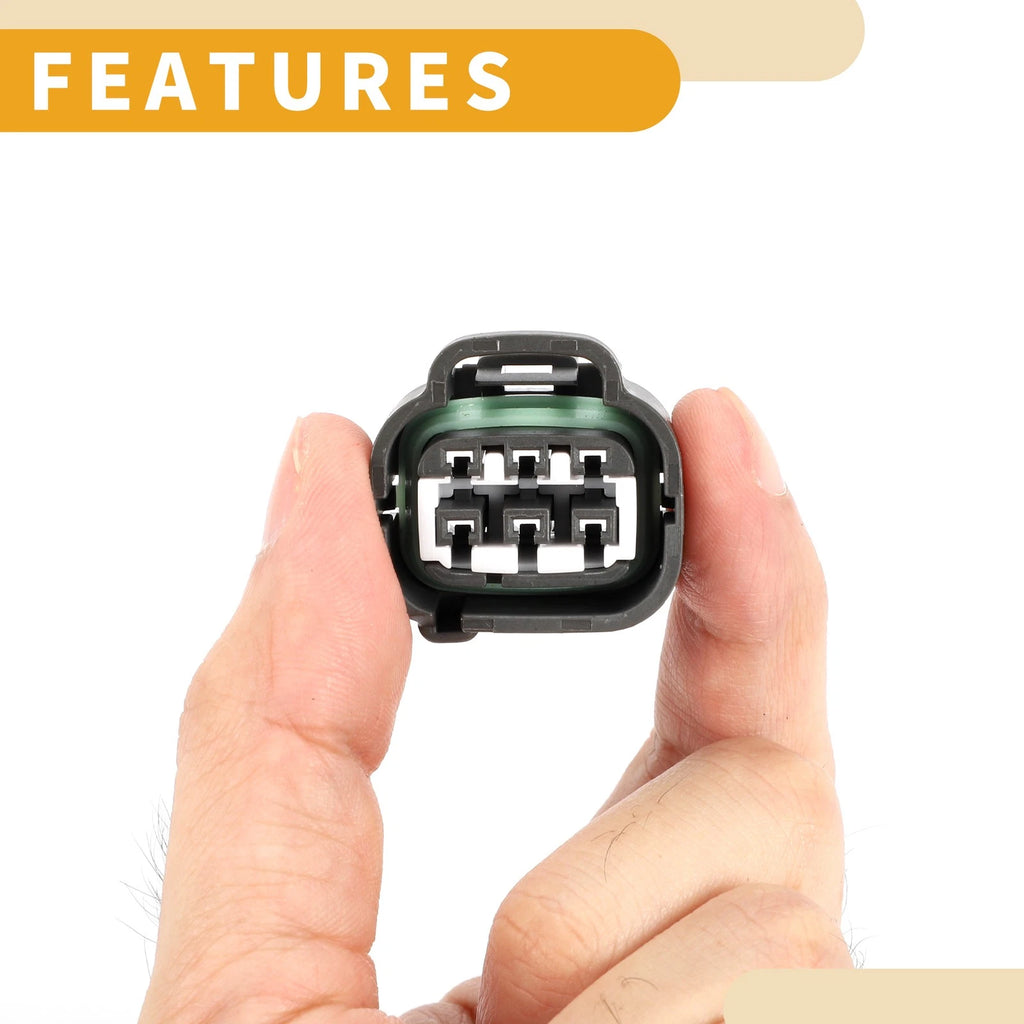 6 Pin Front Headlight Connector Plug for Toyota 