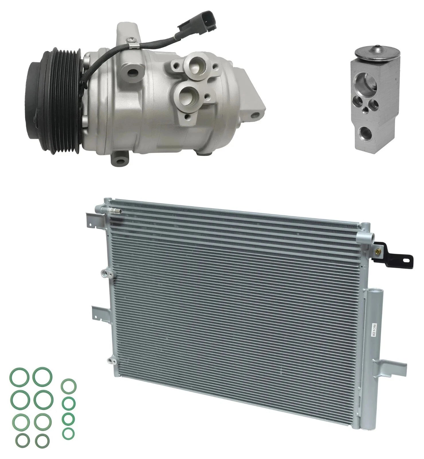 AC Compressor Kit With Condenser for Lincoln MKX 3.5L V6 (2010–2015)