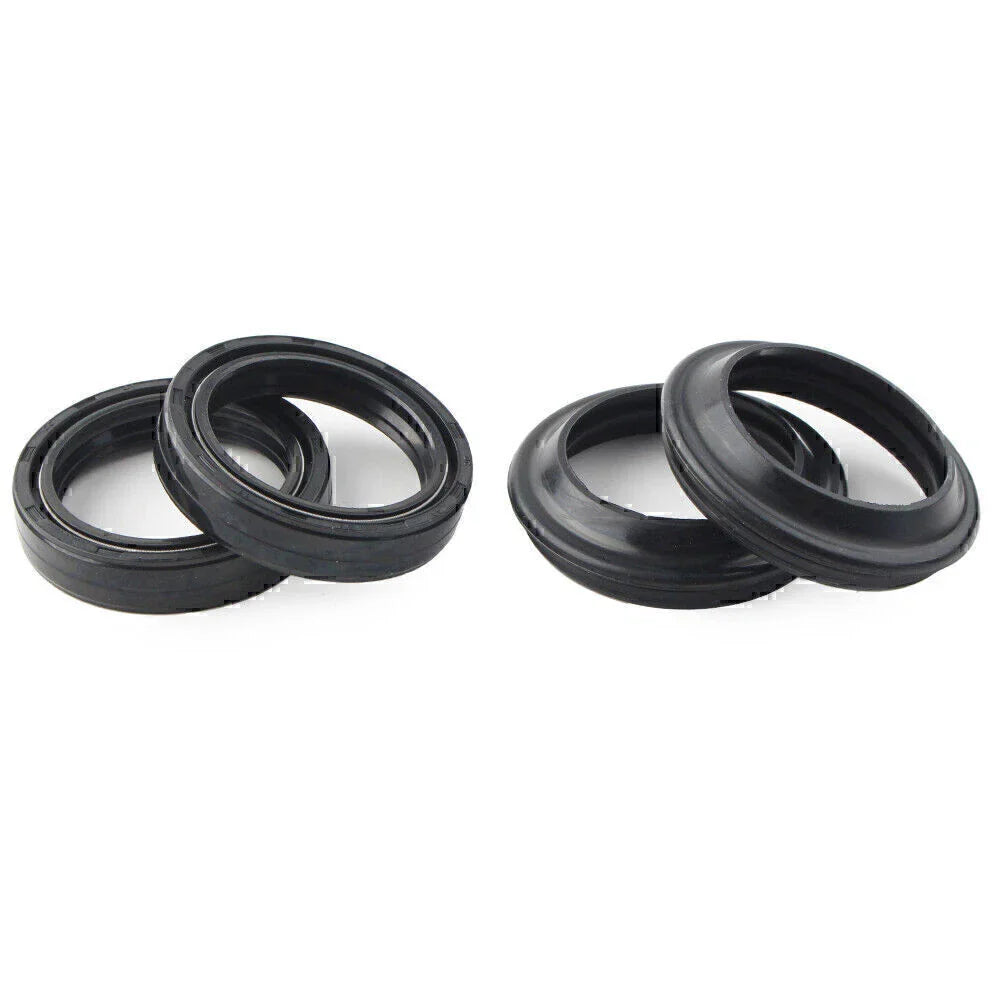 4 Pcs 33X46 MM Motorcycle Front Fork Damper Shock Absorber Seal