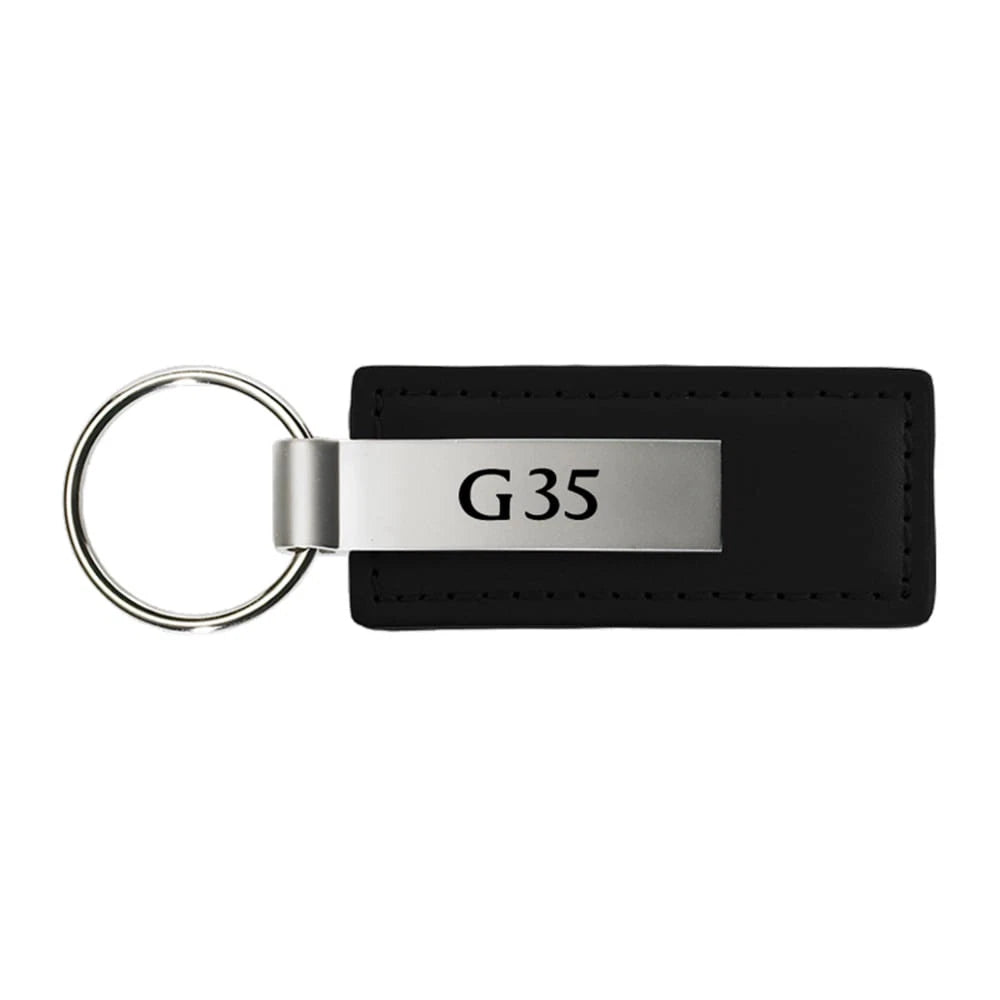 Black Leather Keychain - Officially Licensed for Infiniti G35