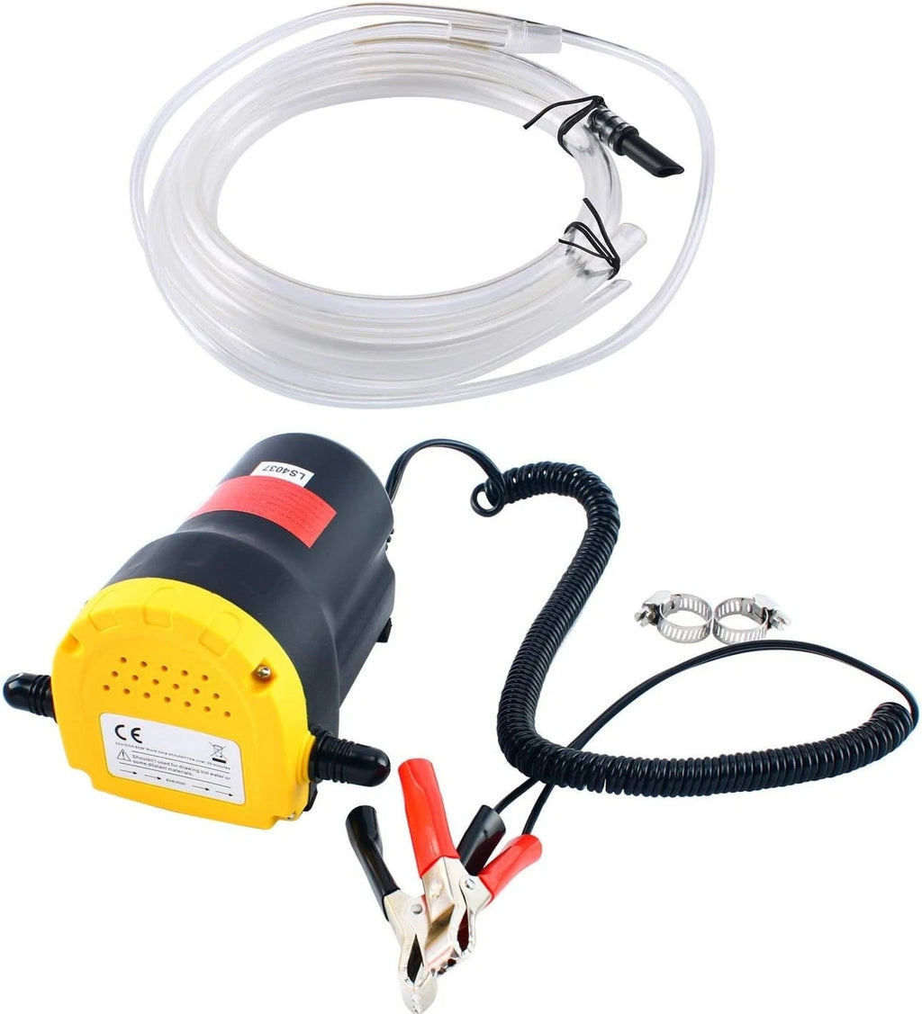 12V Electric Oil Pump Extractor for Oil Change (Portable, 60W)
