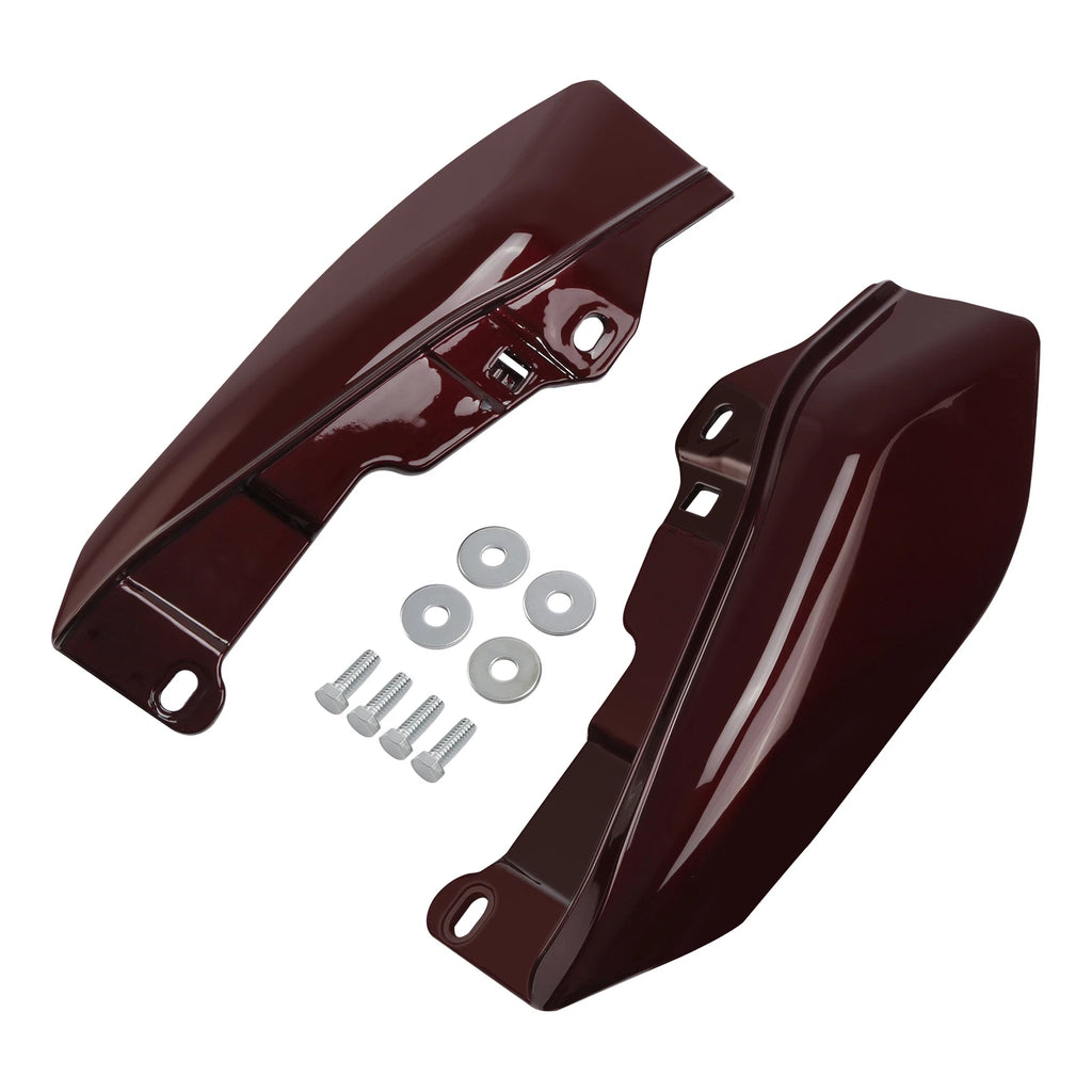 Mid Frame Air Deflectors for Harley Touring (2009–Present) Mysterious Red Sunglo