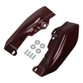 Mid Frame Air Deflectors for Harley Touring (2009–Present) Mysterious Red Sunglo