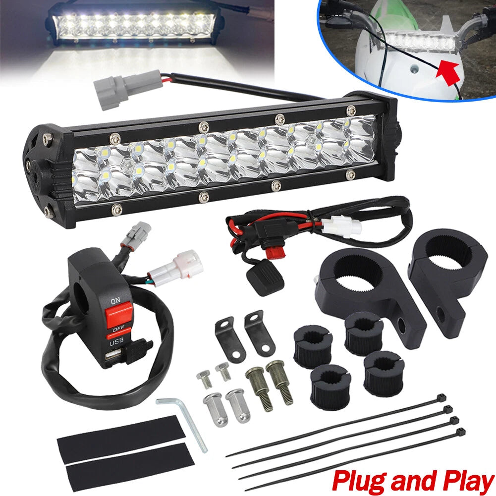 LED Headlight Light Bar Kit for Yamaha YZ250F YZ450F YZ450FX YZ250FX (2014–2023)