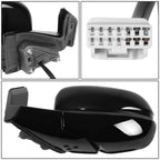Driver Left Power Side Door Mirror Glass for Honda Ridgeline (2017–2020)