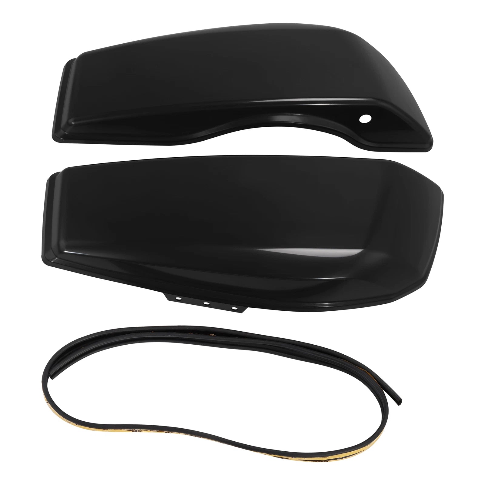 Unpainted Black Saddlebag Lids for Harley CVO Street Road Glide FLHXSE (2024–2025)