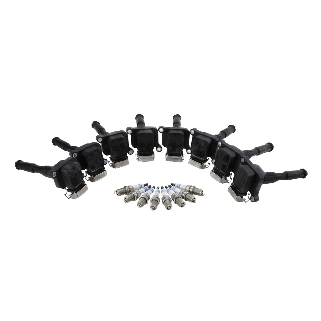 Set of 8 Ignition Coils & 8 Iridium Spark Plugs for BMW Chevy Honda