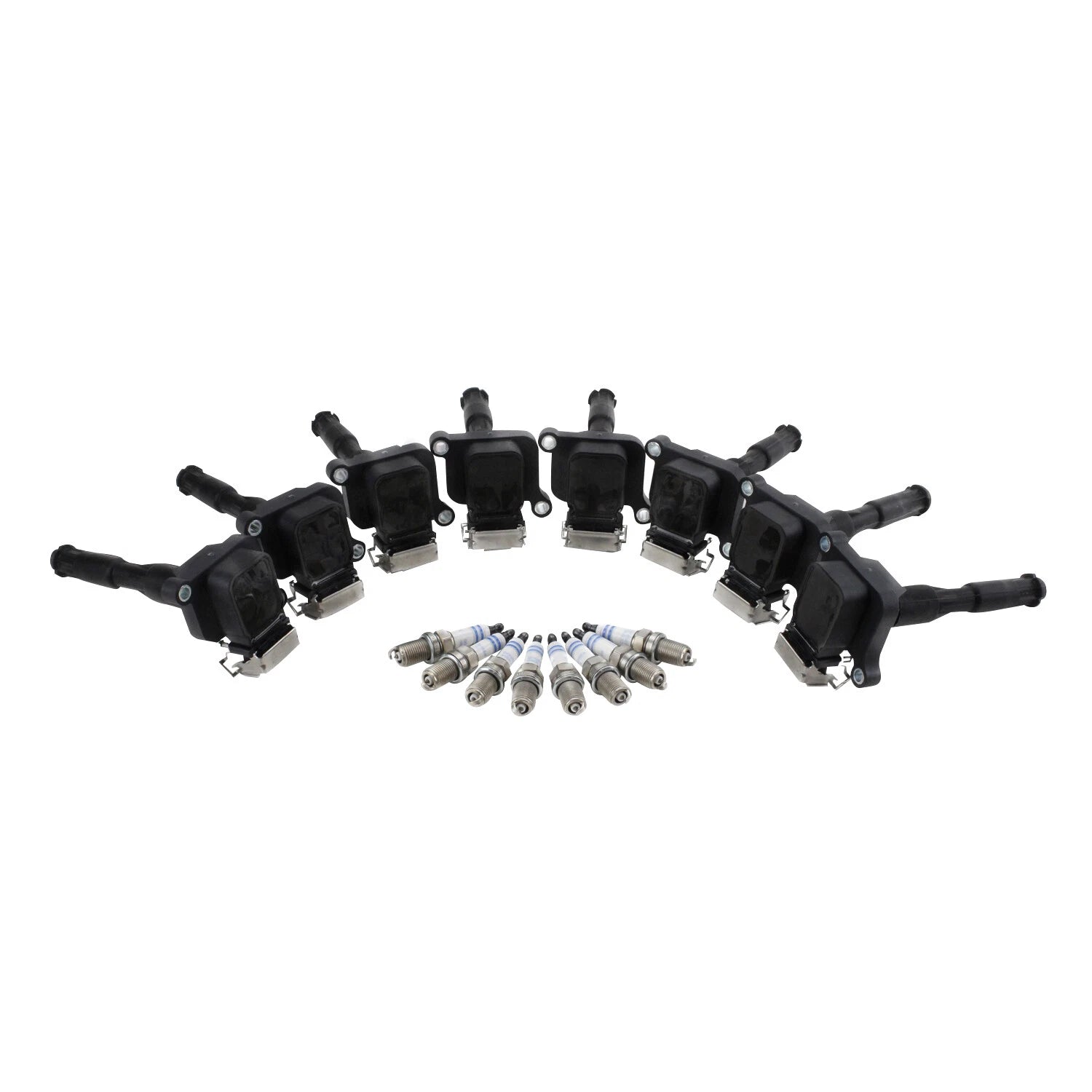 Set of 8 Ignition Coils & 8 Iridium Spark Plugs for BMW Chevy Honda