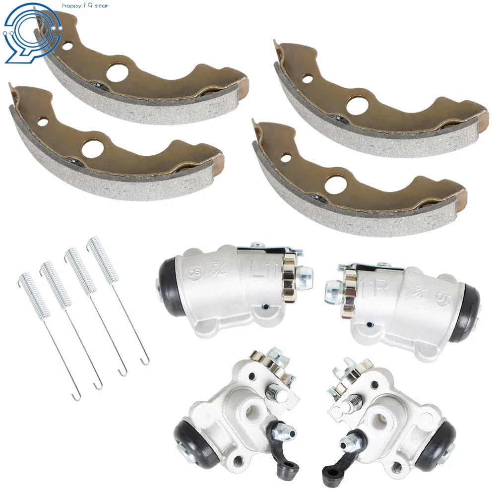 Front Brake Wheel Cylinders with Shoes Kit for Honda Foreman TRX400 TRX450 (2000–2006)