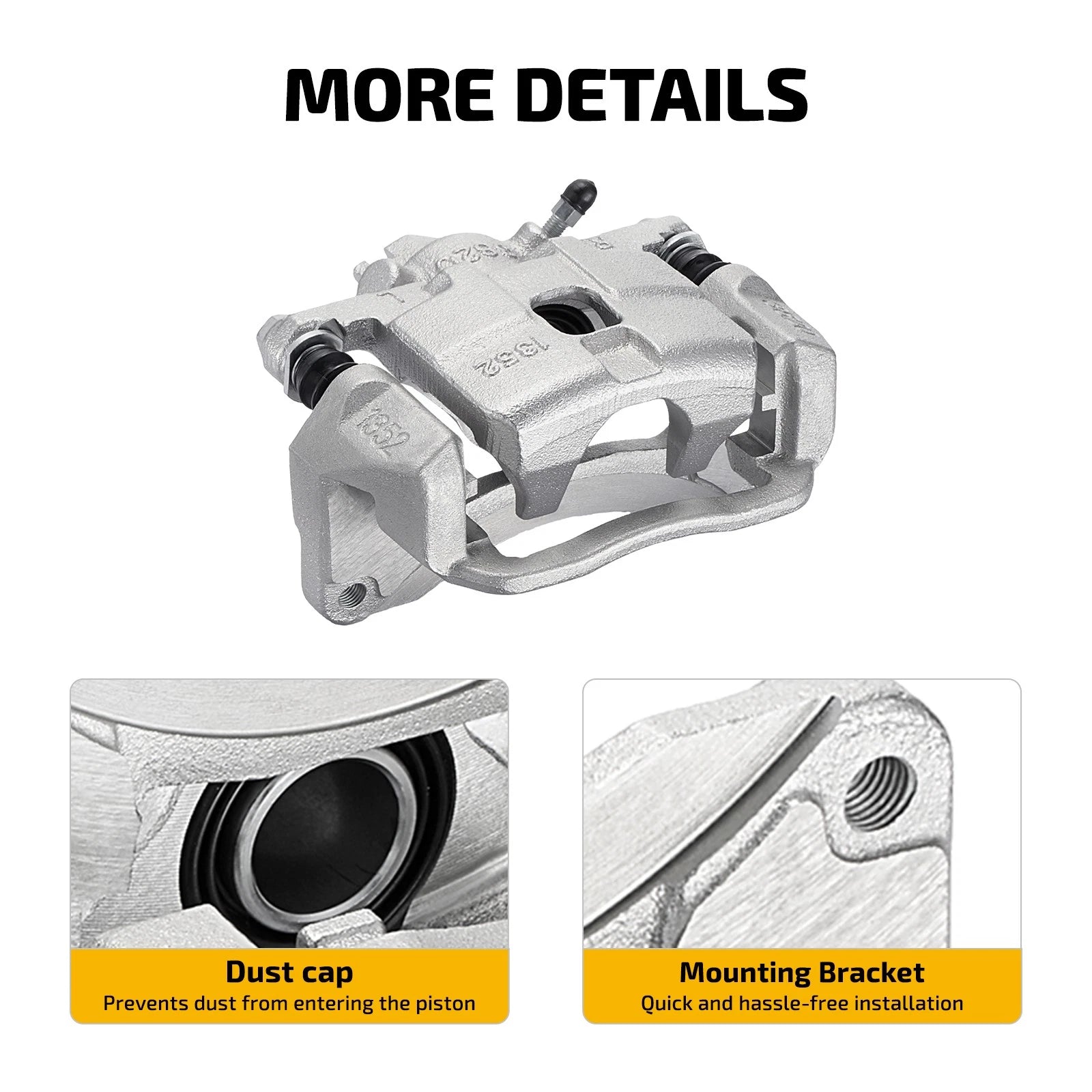 2x Rear Brake Caliper for Subaru Outback & Baja (2000-2006)