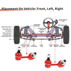 2X Front Sway Bar Links Stabilizer Link Kit for Toyota Tacoma (2001–2004)