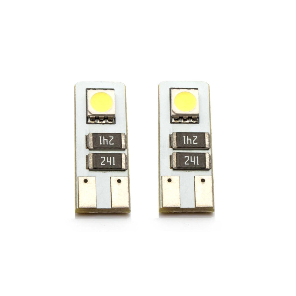 Ice Blue T10 192 168 SMD Error-Free License Plate Light Bulbs for Honda (2012-2024)