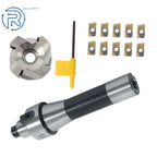 10Pcs R8 FMB22 Arbor 400R 50MM End Mill Shell Cutter with APMT1604 Inserts