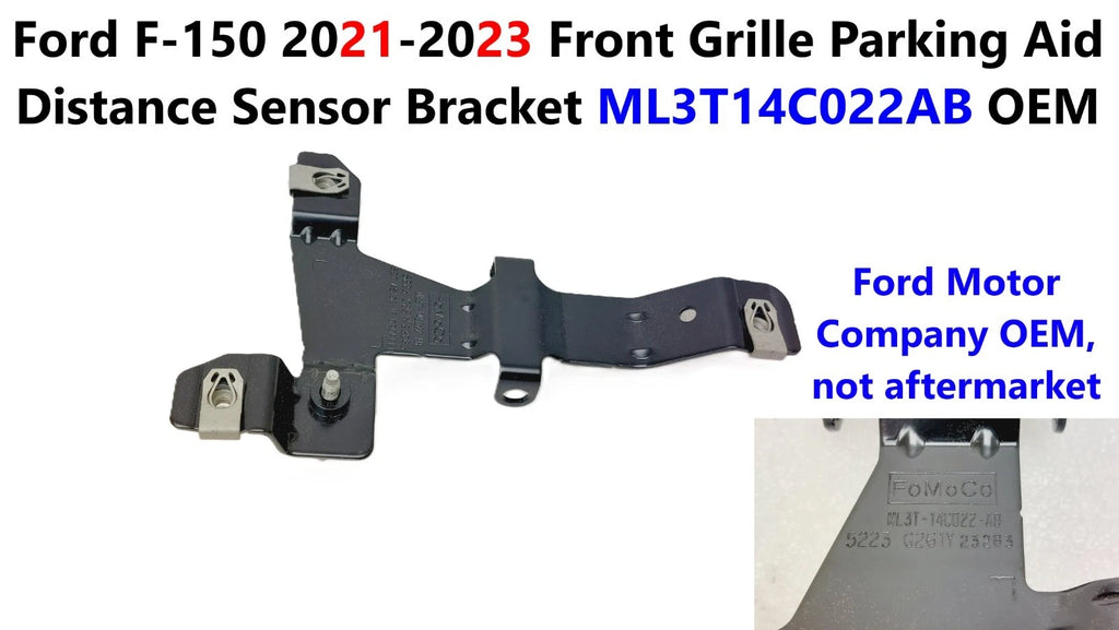 Front Grille Parking Aid Distance Sensor Bracket for Ford F150 (2021–2023) ML3T14C022AB