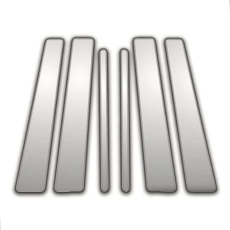 Chrome Pillar Post Covers 6 Pc Replacement for Infiniti M (2005–2010)