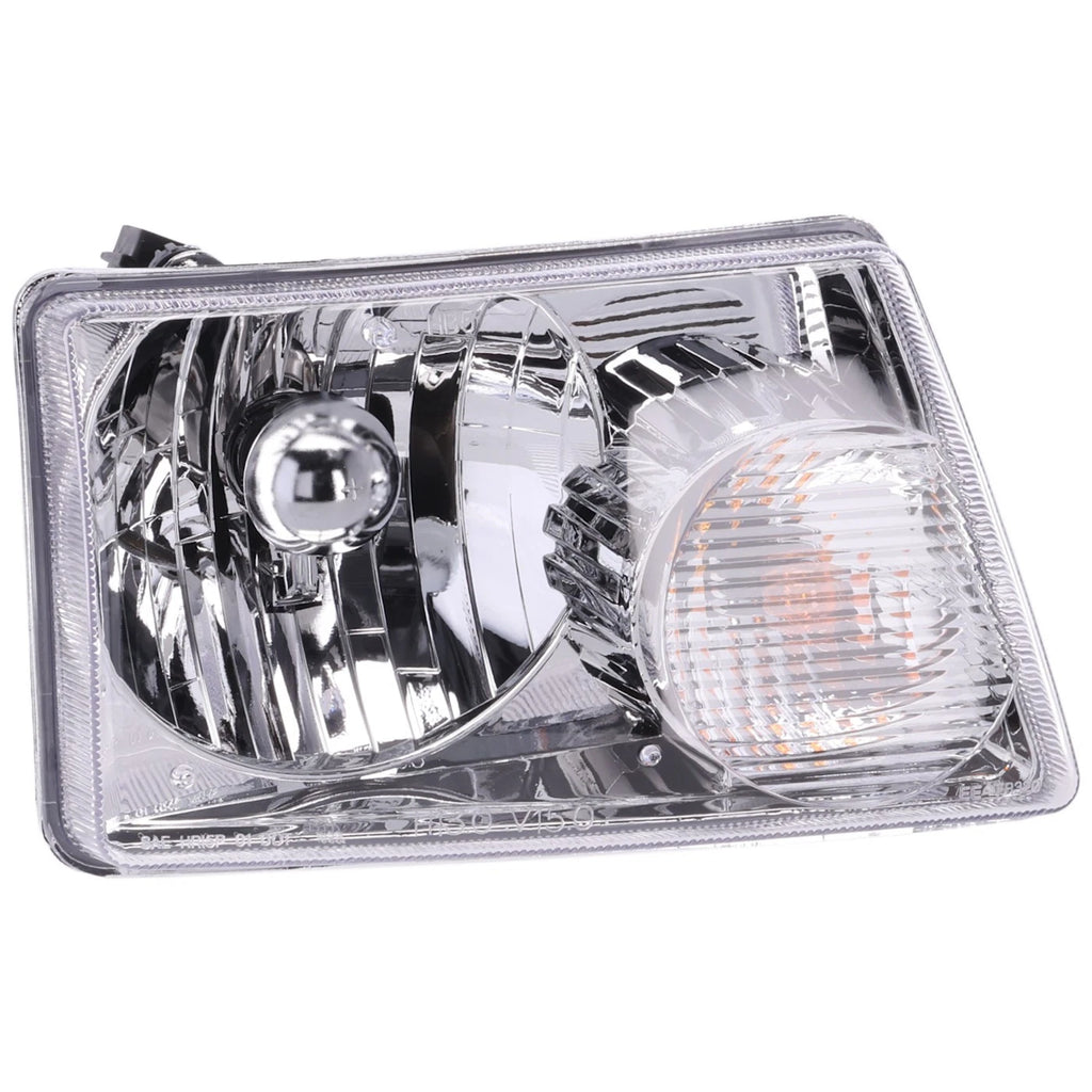 Right Headlight for Ford Ranger (2001–2011) Halogen with Turn Signal Bulb