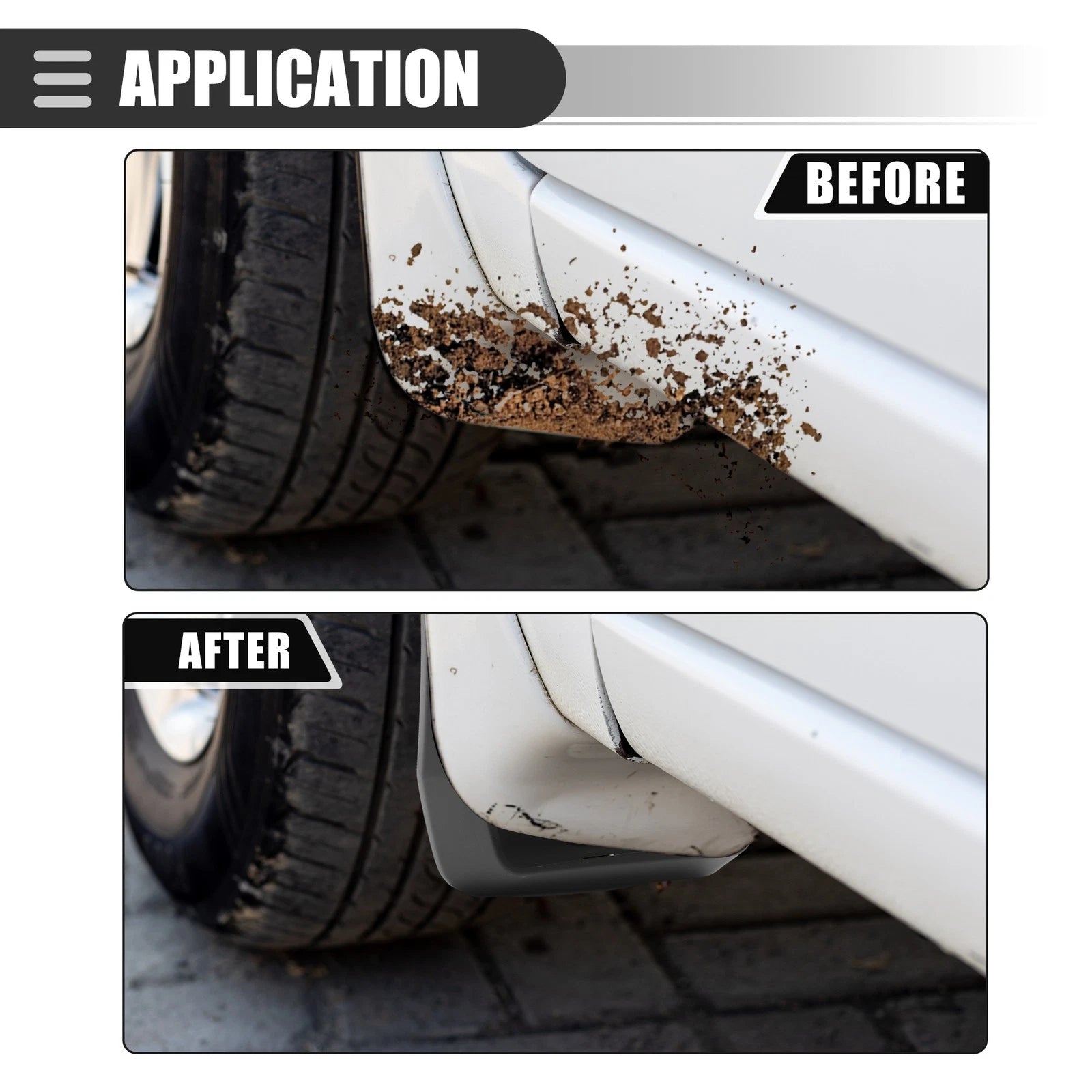 Set of 4 Mud Flaps Splash Guards for Honda Accord (2018–2019)